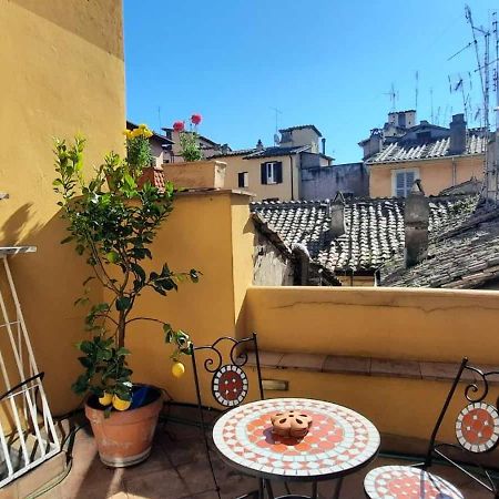 Stunning Campo De Fiori Apartment With Terrace 罗马 外观 照片